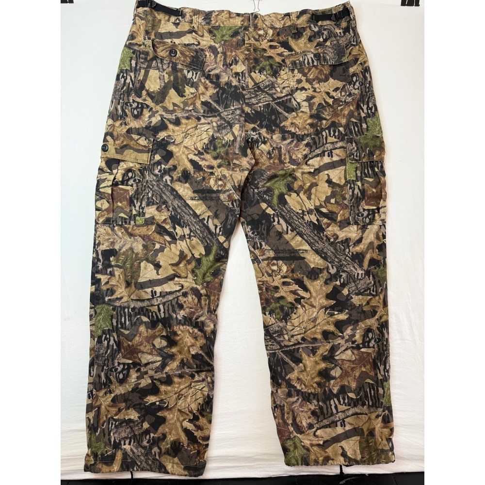Vintage Jerzees Outdoors Mossy Oak Forest Floor Camo Hunting Pants XXL Regular - Picture 6 of 10